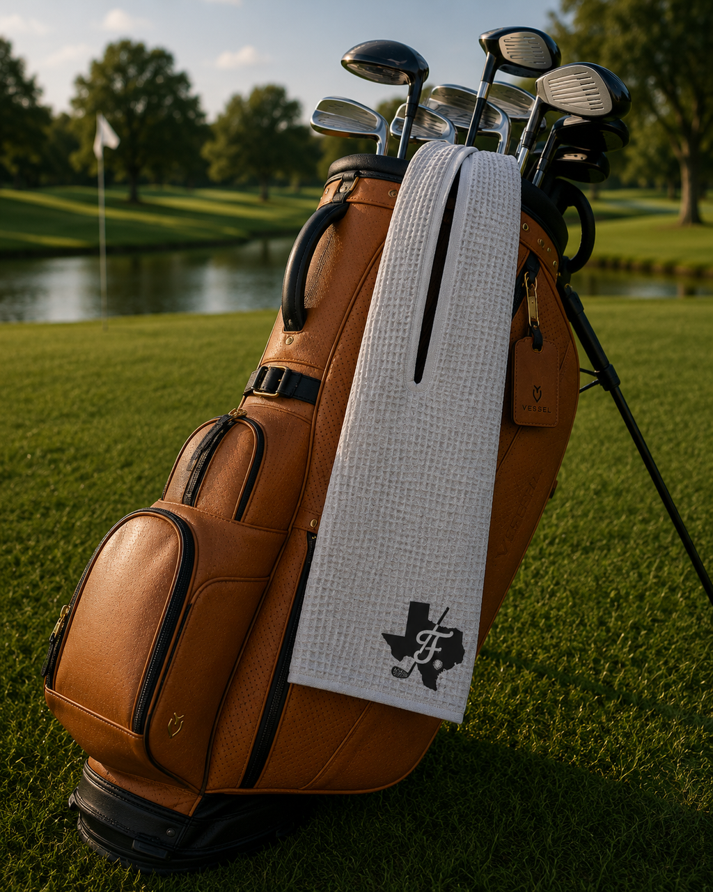 Familia Golf Premium Waffle Golf Towel