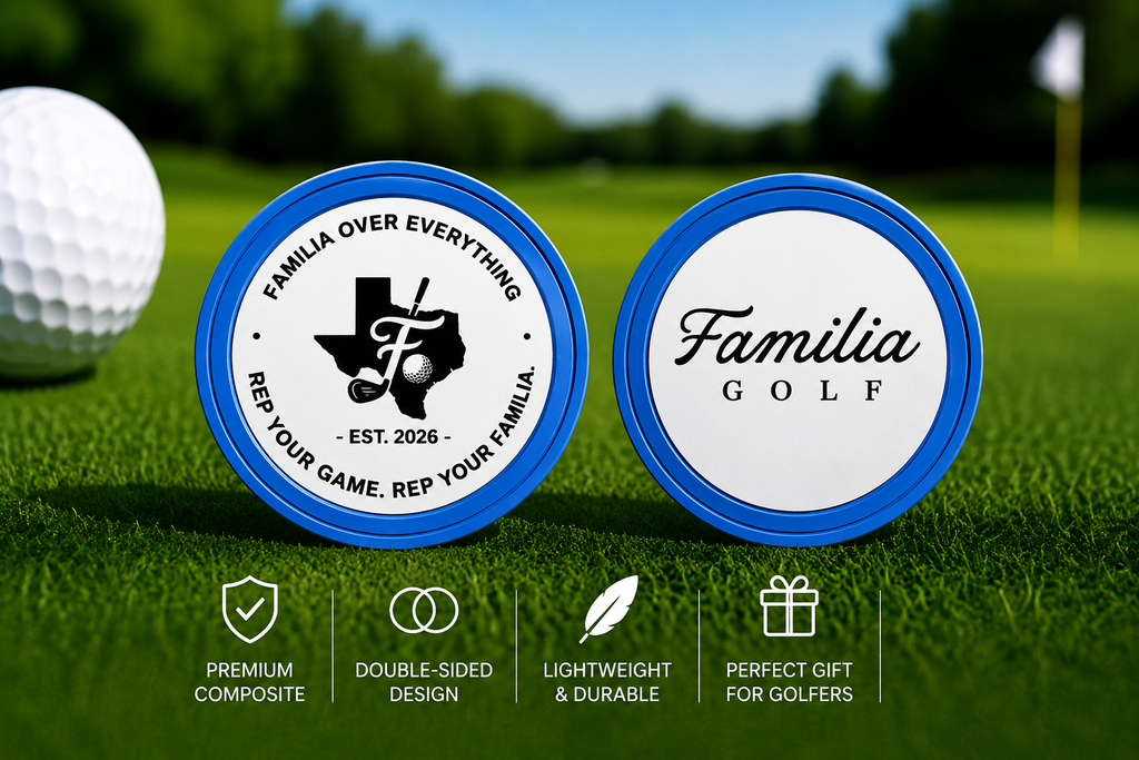 Familia Golf Poker Chip Style Ball Marker