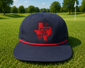 Familia Golf Premium Rope Hat - Navy/Red