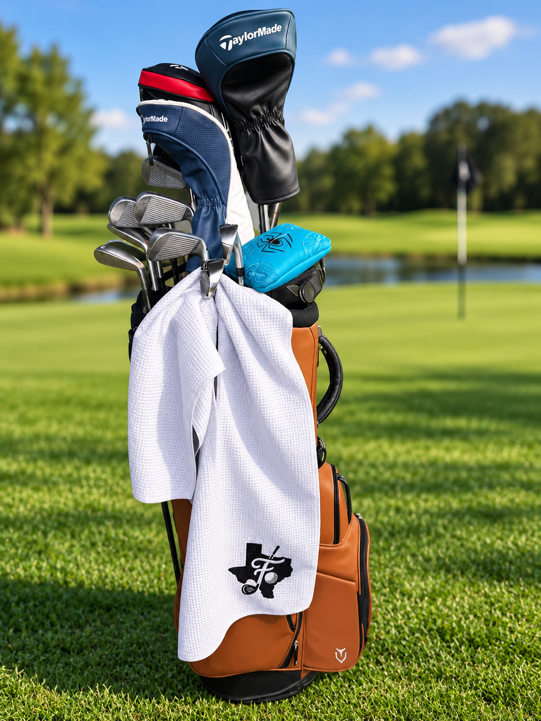 Familia Golf Premium Waffle Golf Towel